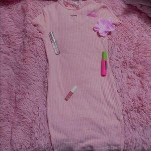 Heart pink dress